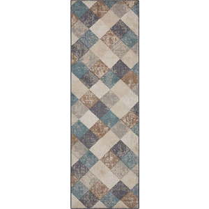 Modro-béžový běhoun 80x200 cm Terrain – Hanse Home obraz