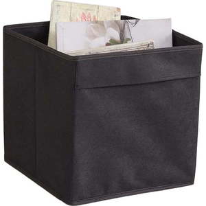Černý látkový úložný box 30x30x30 cm – Mioli Decor obraz