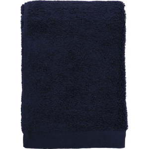 Tmavě modrý froté bavlněný ručník 50x100 cm Comfort – Södahl obraz