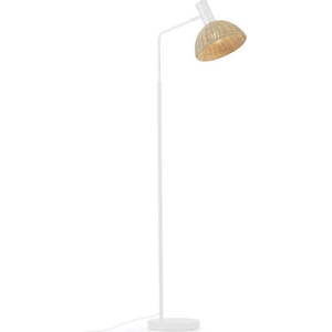 Stojací lampa v přírodní barvě s ratanovým stínidlem (výška 157 cm) Damila – Kave Home obraz