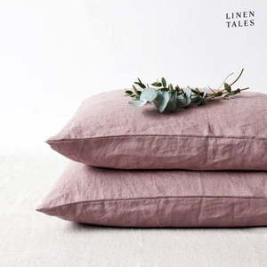 Lněný povlak na polštář 40x60 cm Ashes of Roses – Linen Tales obraz