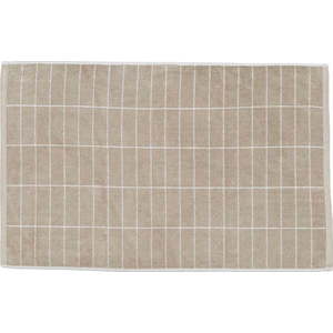 Béžová koupelnová předložka 50x80 cm Tile Stone – Mette Ditmer Denmark obraz