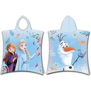 Modré froté dětské pončo Frozen 2 – Jerry Fabrics obraz