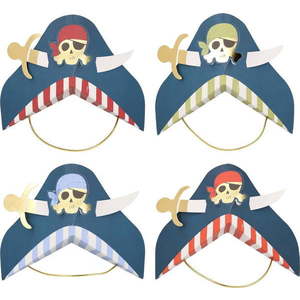 Papírové čepice v sadě 8 ks Pirate – Meri Meri obraz