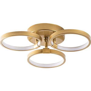LED stropní svítidlo ve zlaté barvě ø 17 cm Halka – Opviq lights obraz