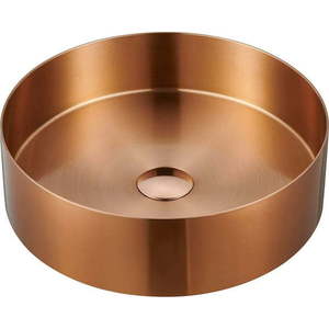 Kulaté umyvadlo nerezové v měděné barvě ø 38 cm Aurum – Sapho obraz