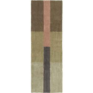 Ručně tkaný vlněný běhoun 80x230 cm Chroma Dusty Pink – Lorena Canals obraz