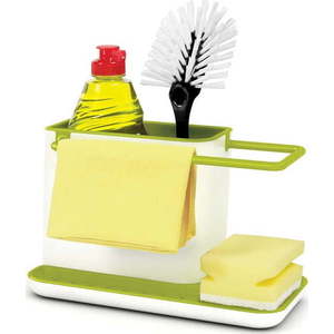 Bílo-zelený kuchyňský stojánek na mycí prostředky Joseph Joseph Caddy Sink Tidy obraz