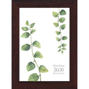 Hnědý nástěnný rámeček Styler Narvik, 27 x 36 cm obraz