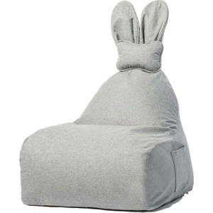 Světle šedý dětský sedací vak The Brooklyn Kids Funny Bunny obraz