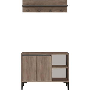 Předsíňová sestava v přírodní barvě Noemi – Kalune Design obraz