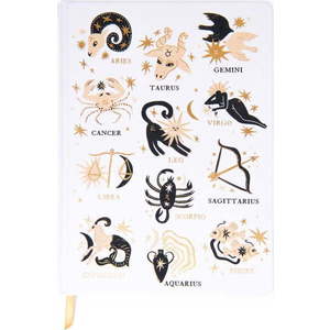 Nedatovaný diář 200 stránek formát A4 Zodiac – DesignWorks Ink obraz