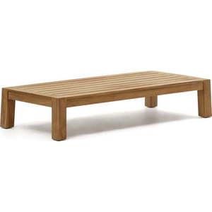 Konferenční stolek z teakového dřeva v přírodní barvě 76x153 cm Forcanera – Kave Home obraz