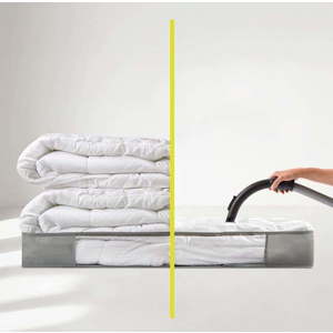 Vakuový plastový úložný box pod postel 105x45x15 cm – Homéa obraz