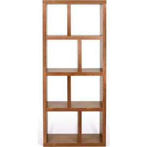 Hnědá knihovna v dekoru ořechu 70x159 cm Berlin – TemaHome obraz