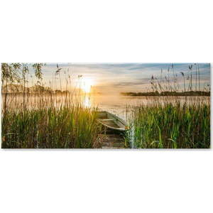 Obraz Styler Boat In The Grass, 125 x 50 cm obraz