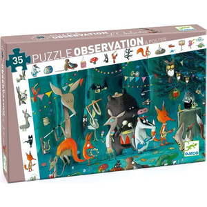 Dětské puzzle Djeco Observation Lesní Orchestr obraz