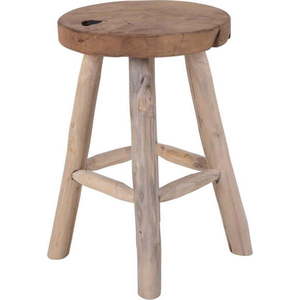 Teaková stolička se 4 nohami House Nordic Badia, ø 30 cm obraz