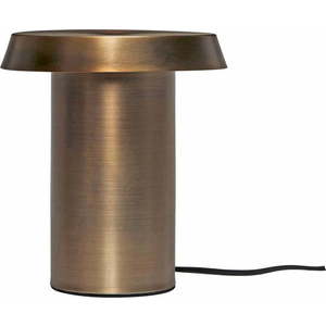 Hnědá kovová stolní lampa Keen - Hübsch obraz