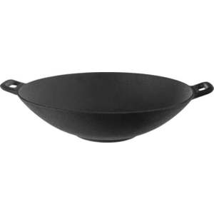 Wok litinová pánev ø 30 cm Litina – Orion obraz