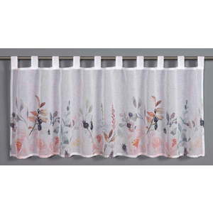 Bílá záclona 135x245 cm Floral – Sehlbach obraz