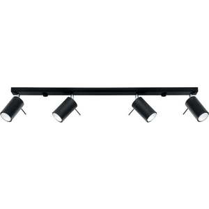 Černé stropní svítidlo Nice Lamps Etna 4L obraz