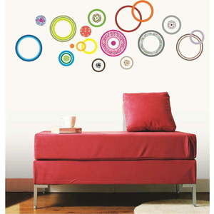Samolepka Ambiance Colorful Bubbles obraz