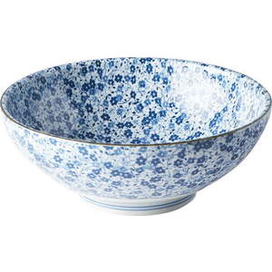 Modro-bílá keramická miska MIJ Daisy, ø 21, 5 cm obraz