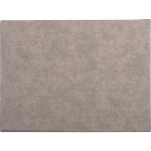 Šedé prostírání z imitace kůže ZicZac Troja Rectangle, 33 x 45 cm obraz