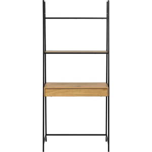 Černá knihovna v dekoru dubu 77x175 cm Seaford - Actona obraz