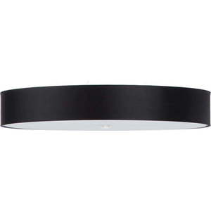 Černé závěsné svítidlo s textilním stínidlem ø 90 cm Herra – Nice Lamps obraz