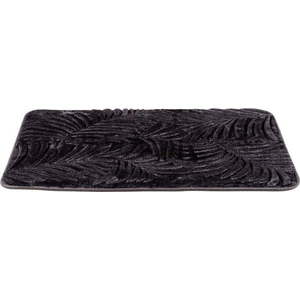Tmavě šedá koupelnová předložka z paměťové pěny 50x80 cm Leaves – Wenko obraz