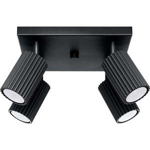 Černé stropní svítidlo 25x25 cm Gleam – Nice Lamps obraz