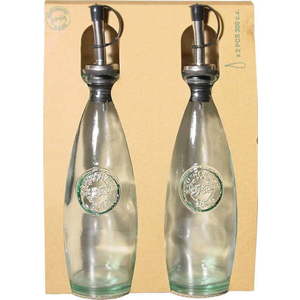 Sada na olej a ocet z recyklovaného skla Ego Dekor Authentic, 300 ml obraz