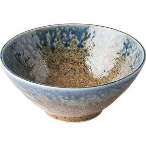 Modro-hnědá keramická mísa MIJ Earth & Sky, ø 20 cm obraz