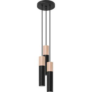 Černé závěsné svítidlo ø 6 cm Paul – Nice Lamps obraz