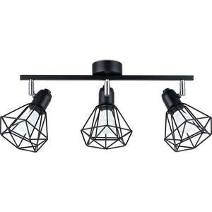 Černé stropní svítidlo ø 10 cm Varpu – Nice Lamps obraz