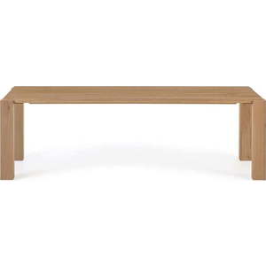 Jídelní stůl v dekoru dubu v přírodní barvě 110x220 cm Deyanira – Kave Home obraz