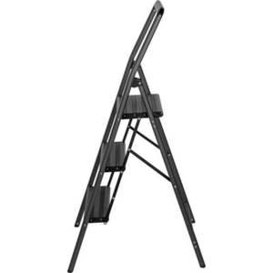 Šedé schůdky Wenko Compact, výška 114, 5 cm obraz