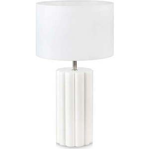 Bílá stolní lampa Markslöjd Column, výška 44 cm obraz