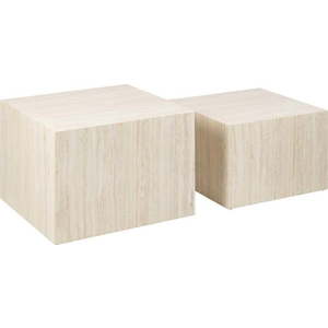 Konferenční stolky v sadě 2 ks 58x58 cm Dice - Actona obraz