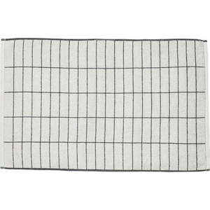 Bílá koupelnová předložka 50x80 cm Tile Stone – Mette Ditmer Denmark obraz