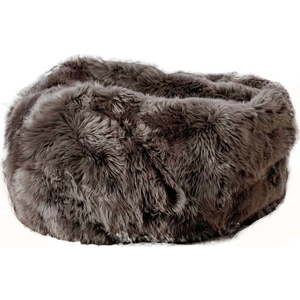 Šedý sedací vak z ovčí kožešiny Native Natural, ⌀ 110 cm obraz