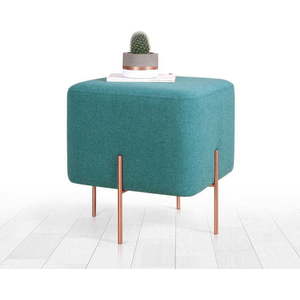 Modrý taburet Copper – Artie obraz