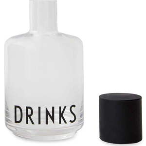Skleněná karafa Design Letters Drinks, 500 ml obraz