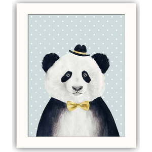 Dekorativní obraz Panda, 28, 5 x 23, 5 cm obraz