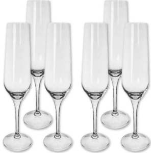 Sklenice na sekt v sadě 6 ks 195 ml Rebecca – Orion obraz