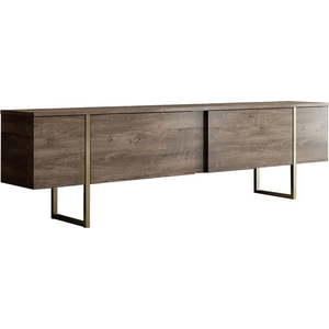 TV stolek v dekoru ořechu v přírodní barvě 180x30 cm Luxe – Kalune Design obraz