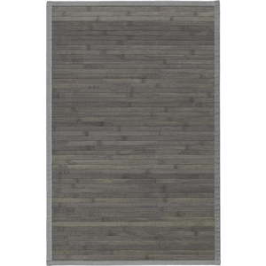 Šedo-zelený bambusový koberec 60x90 cm – Casa Selección obraz