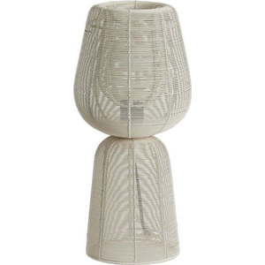 Krémová stolní lampa (výška 42 cm) Aboso – Light & Living obraz